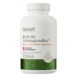 Ashwagandha KSM 66 + Piper Negru 120 Capsule, OstroVit